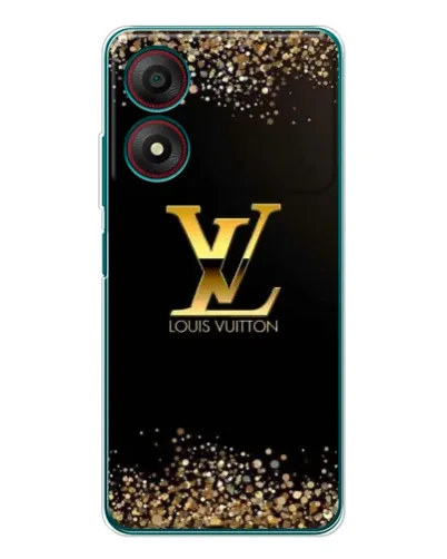 Чехол для ZTE Blade A34 с картинкой «LV — золотые искры» Чехол для ZTE Blade A34 с картинкой «LV — золотые искры»