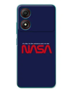Чехол для ZTE Blade A34 с картинкой «NASA — глубокий космос»