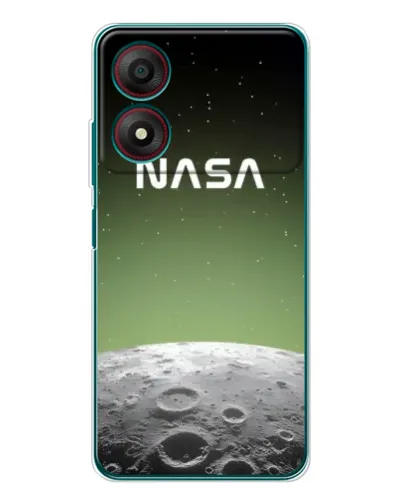 Чехол для ZTE Blade A34 с картинкой «NASA — лунный градиент»
