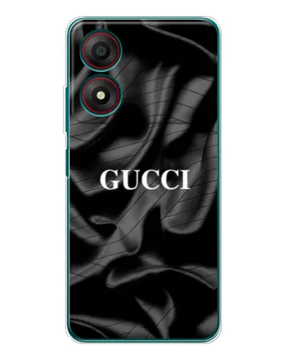 Чехол для ZTE Blade A34 с картинкой «Gucci — шелковые волны»