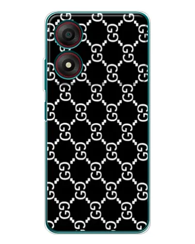 Чехол для ZTE Blade A34 с картинкой «Gucci — сетчатый паттерн»