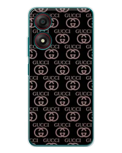 Чехол для ZTE Blade A34 с картинкой «Классическая монограмма Gucci»