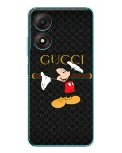 Чехол для ZTE Blade A34 с картинкой «Микки Маус Gucci»