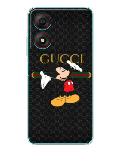 Чехол для ZTE Blade A34 с картинкой «Микки Маус Gucci»