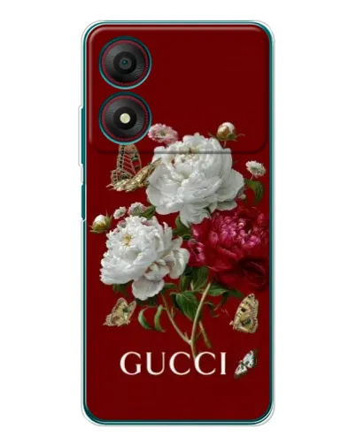 Чехол для ZTE Blade A34 с картинкой «Gucci —  сад»