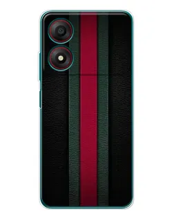 Чехол для ZTE Blade A34 с картинкой «Gucci — неоновая линия»