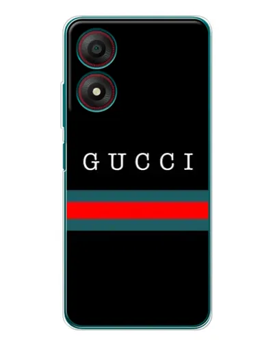 Чехол для ZTE Blade A34 с картинкой «Gucci — красный пояс»