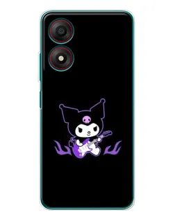 Чехол для ZTE Blade A34 с картинкой «Электрическая Kuromi» Чехол для ZTE Blade A34 с картинкой «Электрическая Kuromi»