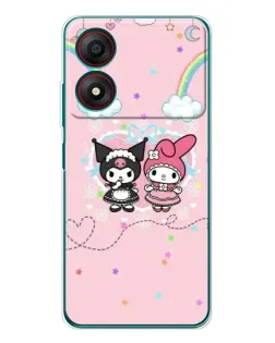 Чехол для ZTE Blade A34 с картинкой «My Melody и Kuromi» Чехол для ZTE Blade A34 с картинкой «My Melody и Kuromi»