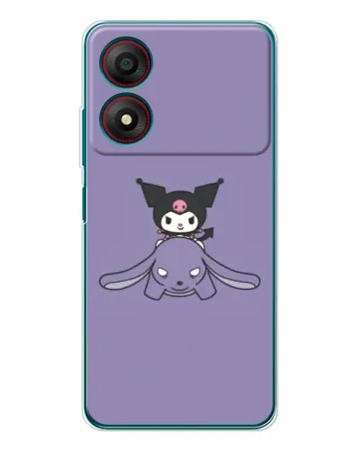 Чохол для ZTE Blade A34 з картинкою «Kuromi на ліловому фоні» Чохол для ZTE Blade A34 з картинкою «Kuromi на ліловому фоні»