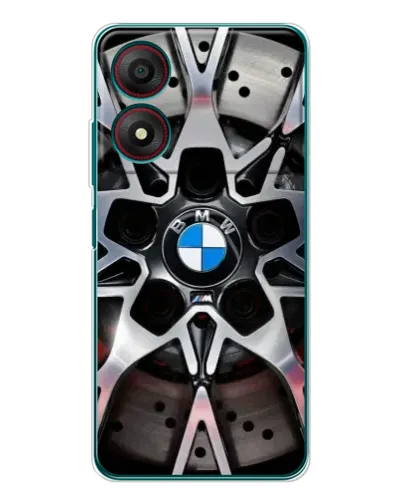 Чехол для ZTE Blade A34 с картинкой «BMW — деталь диска»