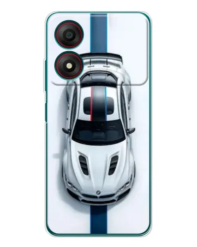Чехол для ZTE Blade A34 с картинкой «Вид сверху — BMW M»