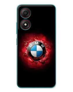 Чехол для ZTE Blade A34 с картинкой «Логотип BMW — вспышка» Чехол для ZTE Blade A34 с картинкой «Логотип BMW — вспышка»