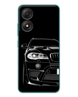 Чехол для ZTE Blade A34 с картинкой «Темный силуэт BMW» Чехол для ZTE Blade A34 с картинкой «Темный силуэт BMW»