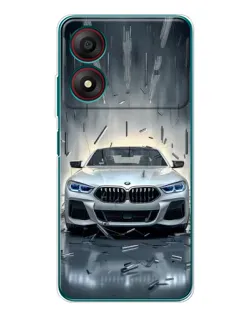 Чехол для ZTE Blade A34 с картинкой «BMW в свете фар» Чехол для ZTE Blade A34 с картинкой «BMW в свете фар»