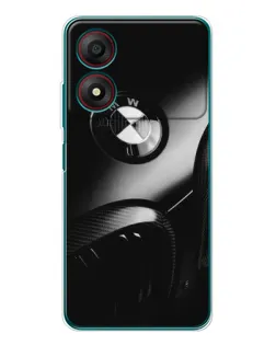 Чехол для ZTE Blade A34 с картинкой «Эмблема BMW — макро» Чехол для ZTE Blade A34 с картинкой «Эмблема BMW — макро»