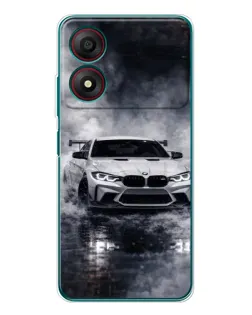 Чехол для ZTE Blade A34 с картинкой «BMW сквозь туман» Чехол для ZTE Blade A34 с картинкой «BMW сквозь туман»