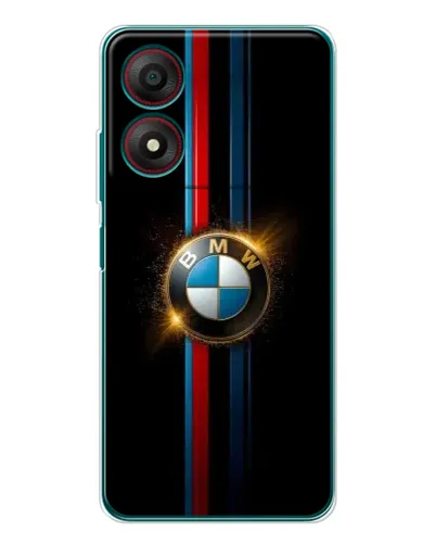 Чехол для ZTE Blade A34 с картинкой «BMW M-Power неон»