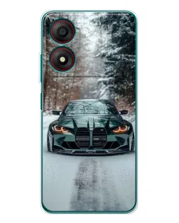 Чехол для ZTE Blade A34 с картинкой «BMW в зимнем лесу» Чехол для ZTE Blade A34 с картинкой «BMW в зимнем лесу»