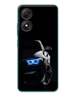 Чехол для ZTE Blade A34 с картинкой «BMW — ночной взгляд» Чехол для ZTE Blade A34 с картинкой «BMW — ночной взгляд»