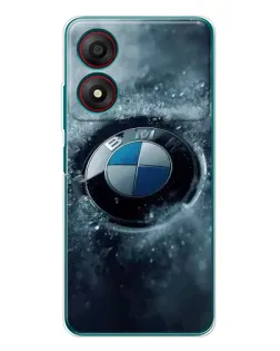 Чехол для ZTE Blade A34 с картинкой «Логотип BMW — лед» Чехол для ZTE Blade A34 с картинкой «Логотип BMW — лед»