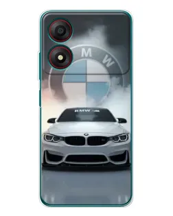 Чехол для ZTE Blade A34 с картинкой «BMW в белом дыму» Чехол для ZTE Blade A34 с картинкой «BMW в белом дыму»