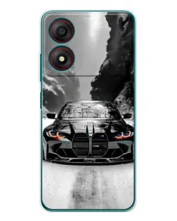 Чехол для ZTE Blade A34 с картинкой «BMW — акварельный дрифт» Чехол для ZTE Blade A34 с картинкой «BMW — акварельный дрифт»