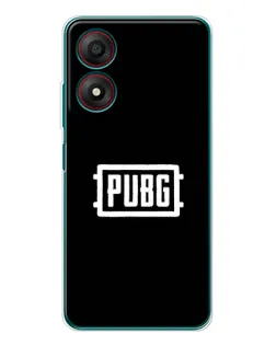 Чохол для ZTE Blade A34 з картинкою «Лого BMW — металевий блиск»
