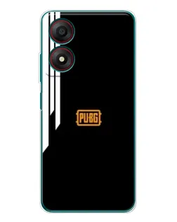 Чохол для ZTE Blade A34 з картинкою «PUBG — вертикальні лінії»