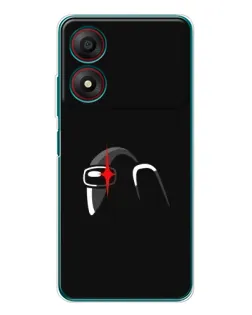 Чохол для ZTE Blade A34 з картинкою «Among Us шолом»