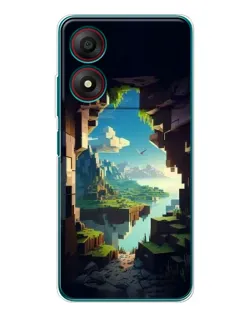 Чохол для ZTE Blade A34 з картинкою «Вид з печери» Чохол для ZTE Blade A34 з картинкою «Вид з печери»