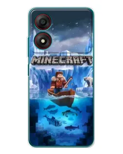 Чохол для ZTE Blade A34 з картинкою «Minecraft льодянийсвіт» Чохол для ZTE Blade A34 з картинкою «Minecraft льодянийсвіт»