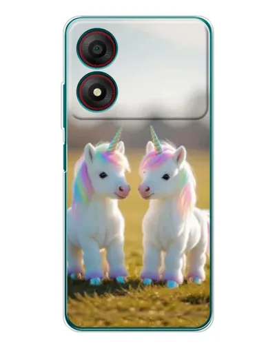 Чехол для ZTE Blade A34 с картинкой «Пара единорогов» Чехол для ZTE Blade A34 с картинкой «Пара единорогов»