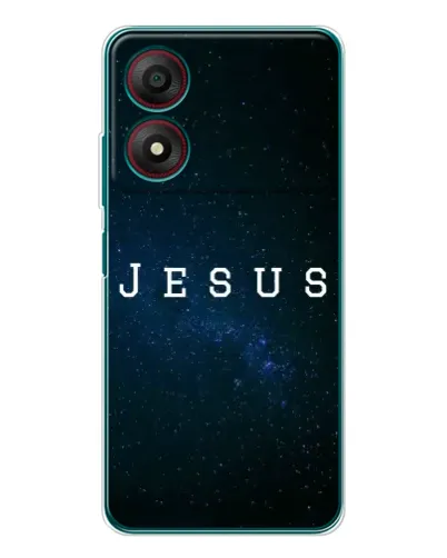 Чехол для ZTE Blade A34 с картинкой «Звездное небо Jesus» Чехол для ZTE Blade A34 с картинкой «Звездное небо Jesus»