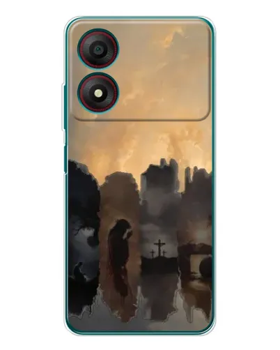 Чехол для ZTE Blade A34 с картинкой «Дорога к вере» Чехол для ZTE Blade A34 с картинкой «Дорога к вере»