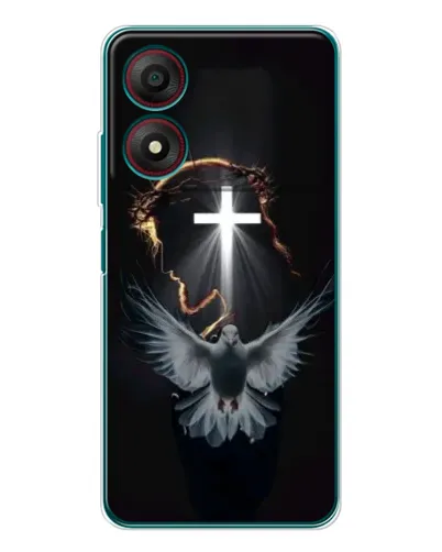 Чехол для ZTE Blade A34 с картинкой «Голубь и Свет» Чехол для ZTE Blade A34 с картинкой «Голубь и Свет»