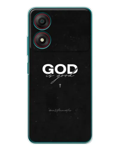 Чехол для ZTE Blade A34 с картинкой «GOD — Бог над всем» Чехол для ZTE Blade A34 с картинкой «GOD — Бог над всем»