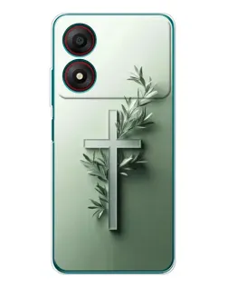 Чехол для ZTE Blade A34 с картинкой «Оливковая ветвь» Чехол для ZTE Blade A34 с картинкой «Оливковая ветвь»