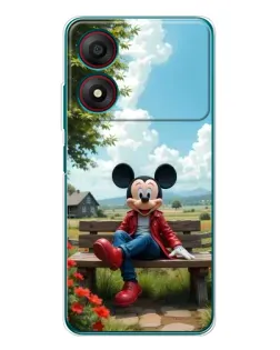 Чехол для ZTE Blade A34 с картинкой «Микки на скамейке» Чехол для ZTE Blade A34 с картинкой «Микки на скамейке»