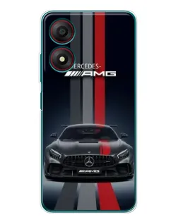 Чехол для ZTE Blade A34 с картинкой «Mercedes — белый карбон» Чехол для ZTE Blade A34 с картинкой «Mercedes — белый карбон»