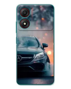 Чехол для ZTE Blade A34 с картинкой «Mercedes — ночной город» Чехол для ZTE Blade A34 с картинкой «Mercedes — ночной город»
