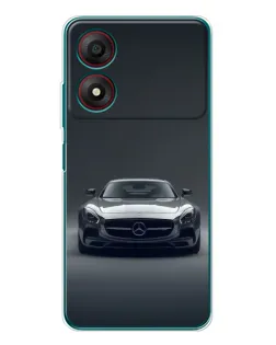 Чехол для ZTE Blade A34 с картинкой «Mercedes на черном» Чехол для ZTE Blade A34 с картинкой «Mercedes на черном»