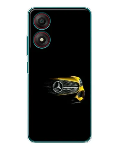 Чехол для ZTE Blade A34 с картинкой «Mercedes — ретро стиль»