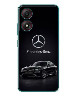Чехол для ZTE Blade A34 с картинкой «Mercedes — решетка радиатора» Чехол для ZTE Blade A34 с картинкой «Mercedes — решетка радиатора»