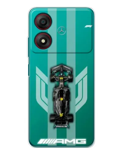 Чехол для ZTE Blade A34 с картинкой «Mercedes AMG Petronas»