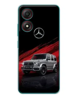 Чехол для ZTE Blade A34 с картинкой «Mercedes G-Class красный» Чехол для ZTE Blade A34 с картинкой «Mercedes G-Class красный»