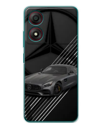 Чехол для ZTE Blade A34 с картинкой «Mercedes AMG — графика»