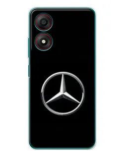 Чехол для ZTE Blade A34 с картинкой «Mercedes классический лого» Чехол для ZTE Blade A34 с картинкой «Mercedes классический лого»