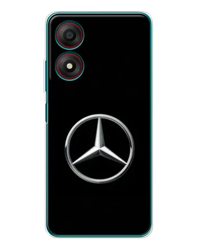 Чехол для ZTE Blade A34 с картинкой «Mercedes классический лого»