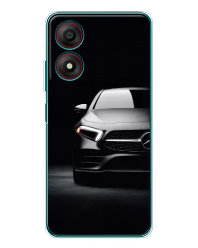 Чехол для ZTE Blade A34 с картинкой «Свет фар Mercedes»